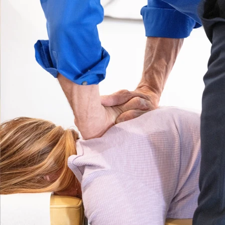 Chiropractor Mt Pleasant SC Jesse Ross And Patient Back Pain